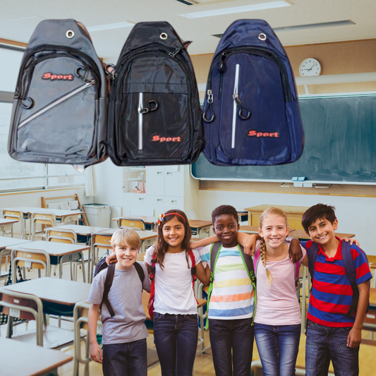 Sporty School Backpack - Durable & Stylish